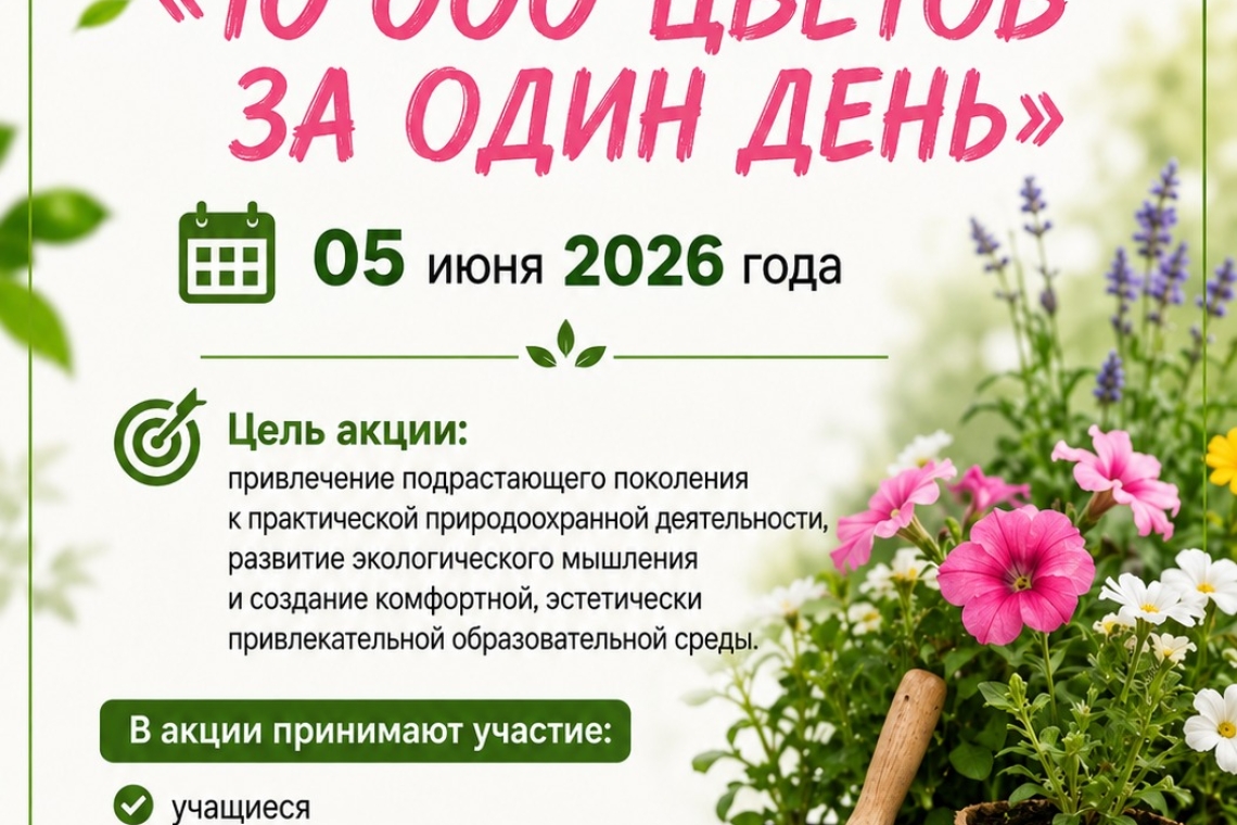 акции «10 000 цветов»